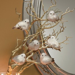 Set of 6 Mini Snow Birds, , large