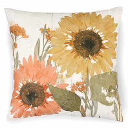 Autumn Sunflower Decorative Accent Pillow, , large