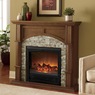Faux Brick Fireplace, , large