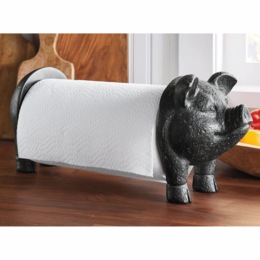 Pig Paper Towel Holder, , large
