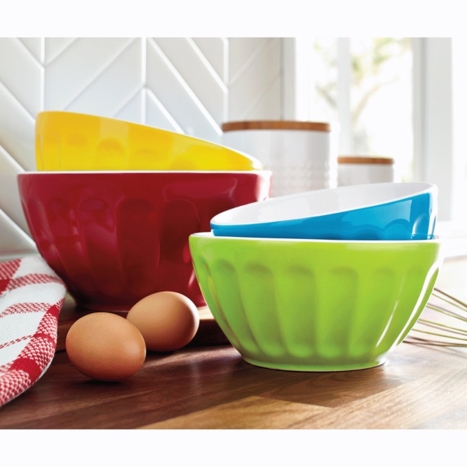 Set of 4 Assorted Mixing Bowls, , large