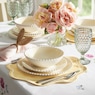 Martha Stewart 12-Piece Beaded Melamine Dinnerware Set, , large