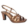 Easy Street Metallic Valorie Sandal, Bronze Crinkled, large