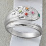 Birthstone Spoon Ring, , large