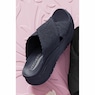 Skechers Arch Fit Slide with Feminine Crisscross Straps , , large