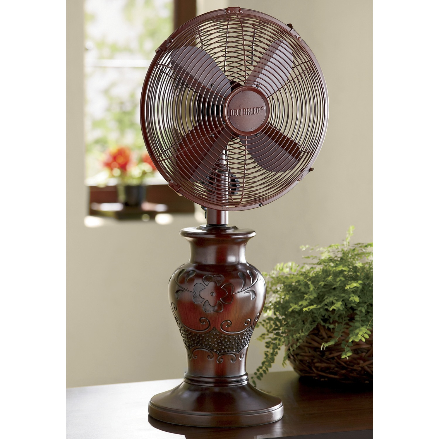 Sofea 10" Tabletop Fan Country Door