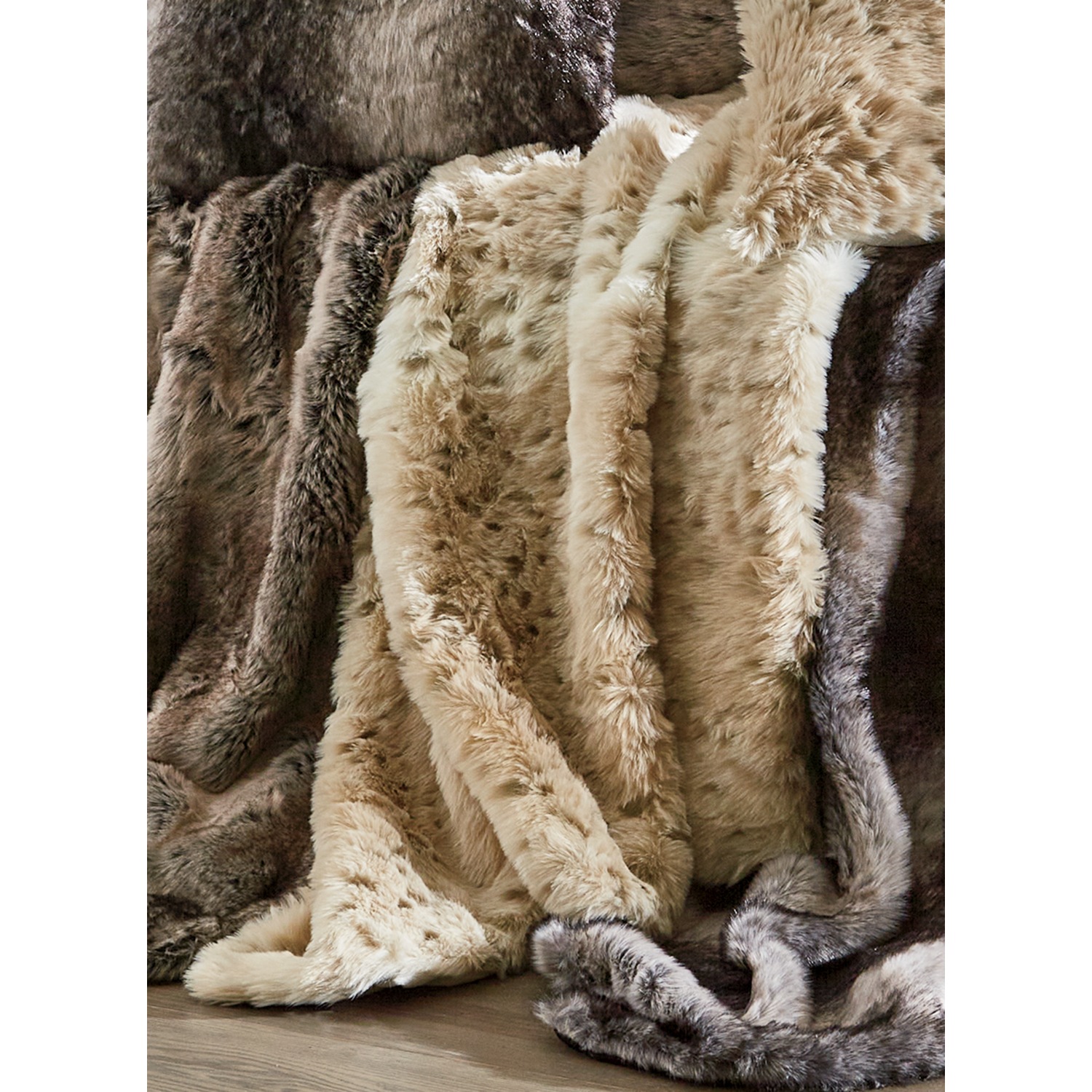 Faux Fur Throw Country Door