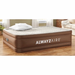 AlwayzAire 20&quot; Tough Guard Queen Air Bed with Built-In Comfort Choice Dual Pump, , large