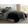 Color Connection Reversible Down-Alternative Comforter Set and 2-Pack Floral and Geo Printed Microfiber Sheet Set, , large