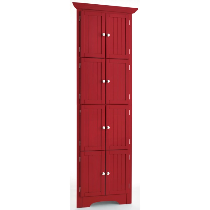 Westwick Tall Corner Storage Cabinet with 8 Doors, , large