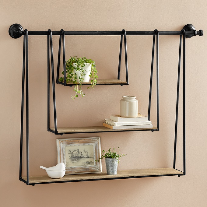 3 Tier Wall Shelf Country Door