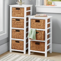 Baskets Storage Hampers Seagrass Bin Wicker Wire Country