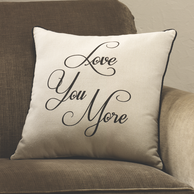 Love You More Pillow Country Door