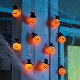Solar Pumpkins String Lights, , large