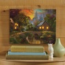 Lit Cabin Escape Wall Art, , large