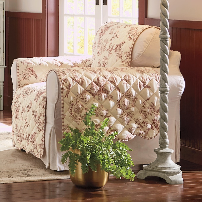 Quilted Reversible Furniture Protector, , large