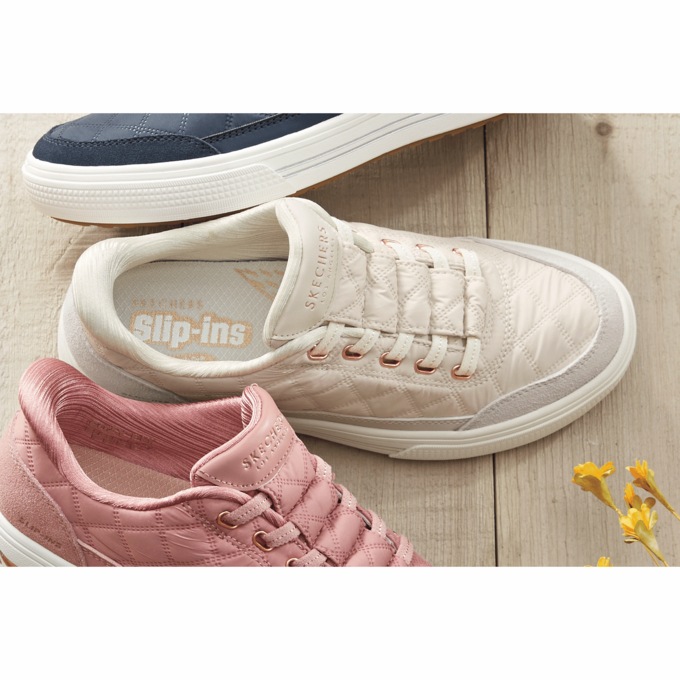 Skechers Women's Slip-Ins Arch Fit Arcade Cuddle Steps Shoe, , large