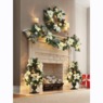 6-ft. Lit Poinsettia Garland, , large