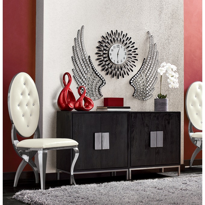 2-Piece Jeweled Wings Wall D&eacute;cor Set, , large