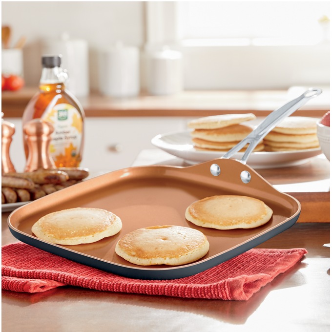 Gotham Steel 10 1/2" Griddle Pan, , large