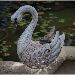 Solar Metal Swan, , large