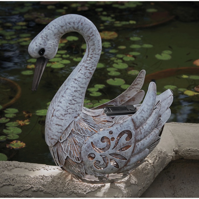 Solar Metal Swan, , large