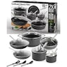 Gotham Steel Pro 15-Piece Hard-Anodized Cookware Set, , large