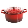 Crock Pot Artisan 3-qt. Enameled Cast Iron Dutch Oven with Lid, Gradient Red, large