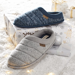 Asher Marled Knit Clog, , large