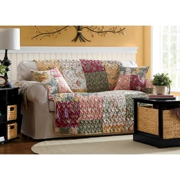 Quilted Furniture Protector and Pillow Cover, , large