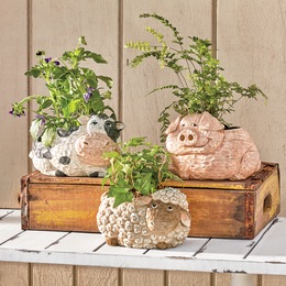 Farm Animal Planter, , large