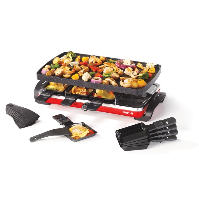 Starfrit The Rock Raclette Party Grill Set, , large