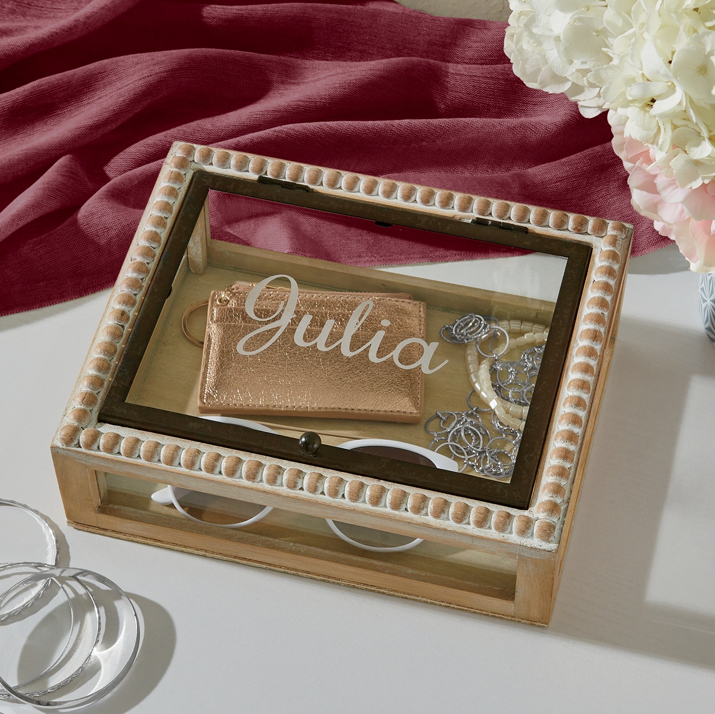 Personalized Bella Jewelry Box, , large