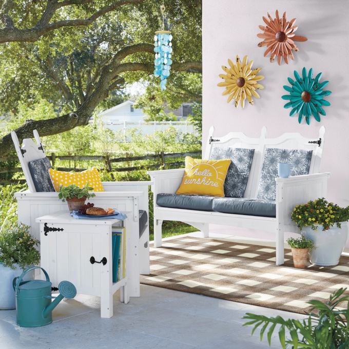 Picket Fence Loveseat, , large
