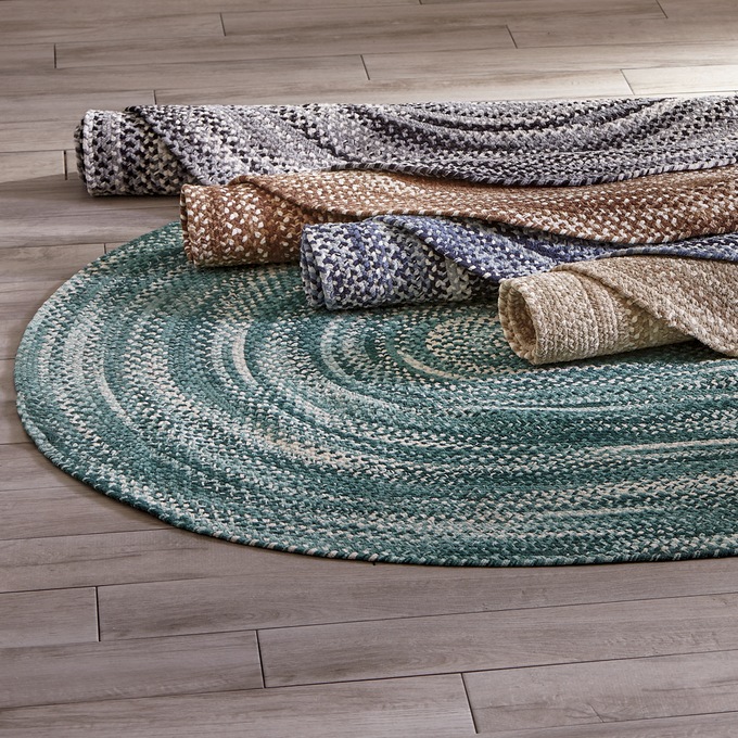 Ombre Chenille Braid Rug Country Door