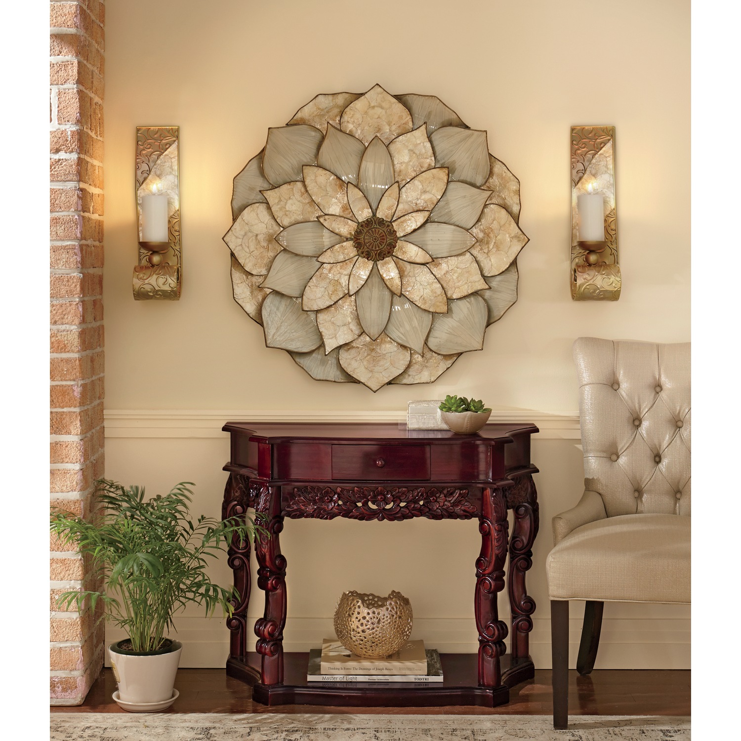 Capiz Flower Country Door