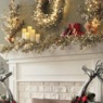 Lit Frosted Berry Garland, , large