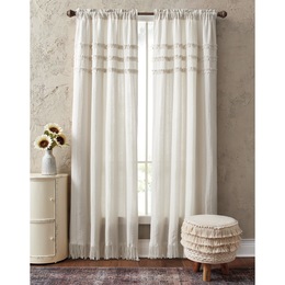 Textured Fringe Window Panel, , large