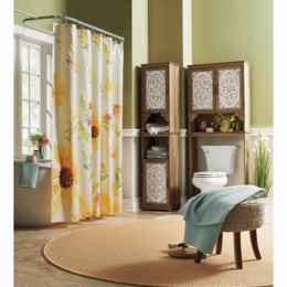 Stamped Metal Towel Cabinet and Space Saver, , large