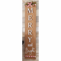 Merry and Bright Sign, , large