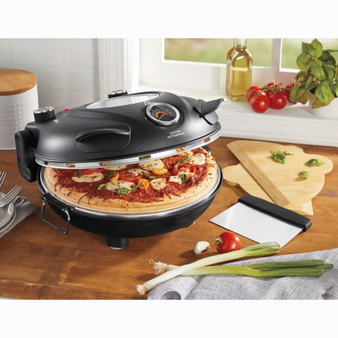 Granitestone Piezano Pizza Oven, Black, large