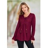 Ginger Spice Peasant Top, , large