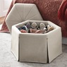 Waverly Shoe Storage Ottoman, , large