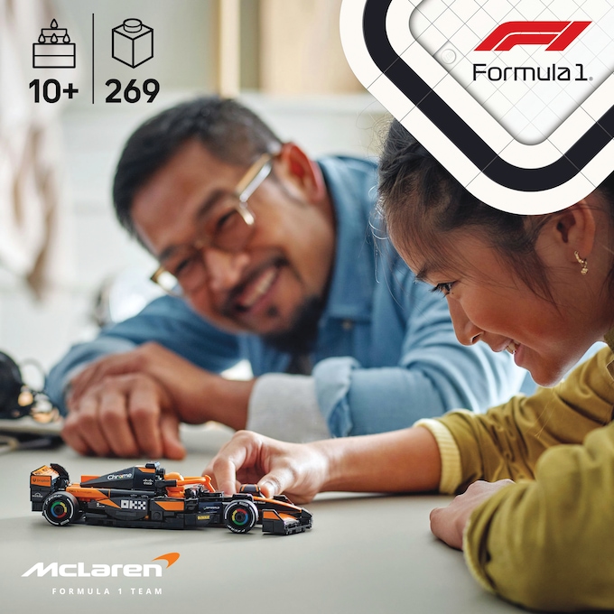 LEGO Speed Champions McLaren F1&reg; Team MCL38 Race Car, , large