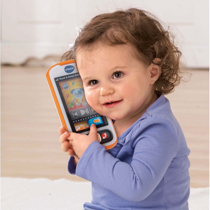 Vtech Touch and Swipe Baby Phone, , large