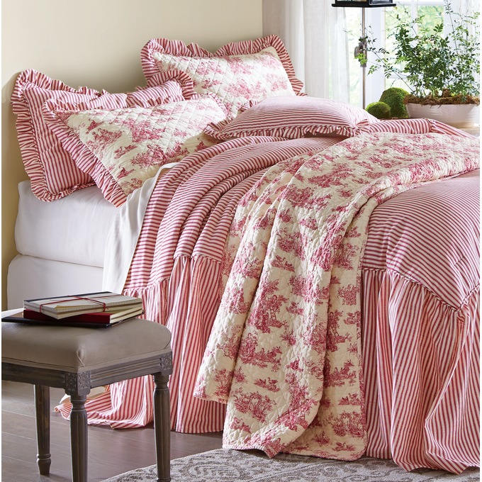 Toile blanket deals