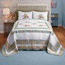 Loretta Embroidered Quilted Bedspread and Sham, , large