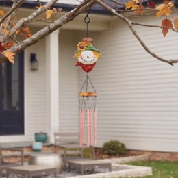 Solar Scarecrow Wind Chime, , large