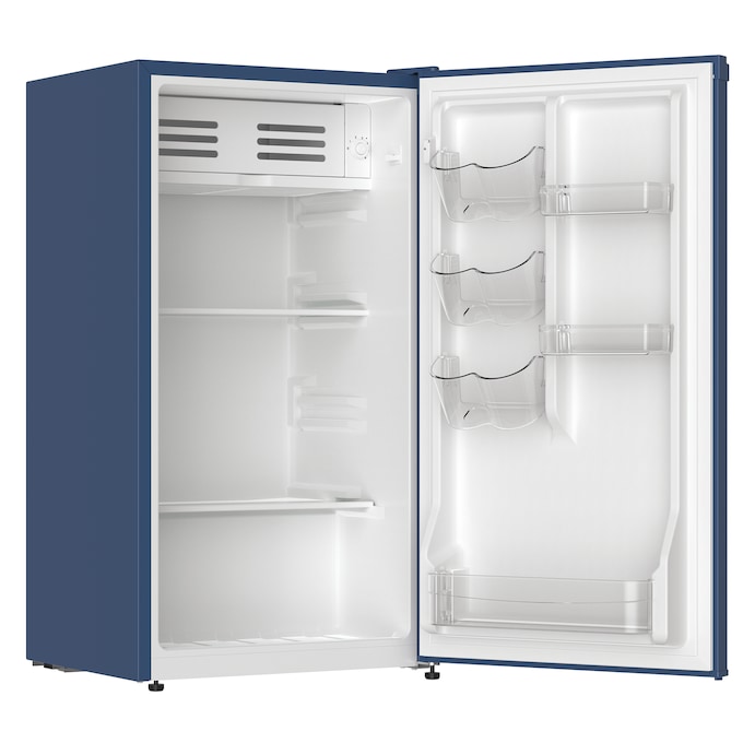 Montgomery Ward 3.2 cu. ft. Contemporary Fridge/Freezer, Gray or Blue, , large