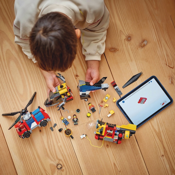 LEGO City Helicopter, Fire Truck & Submarine Remix, , large